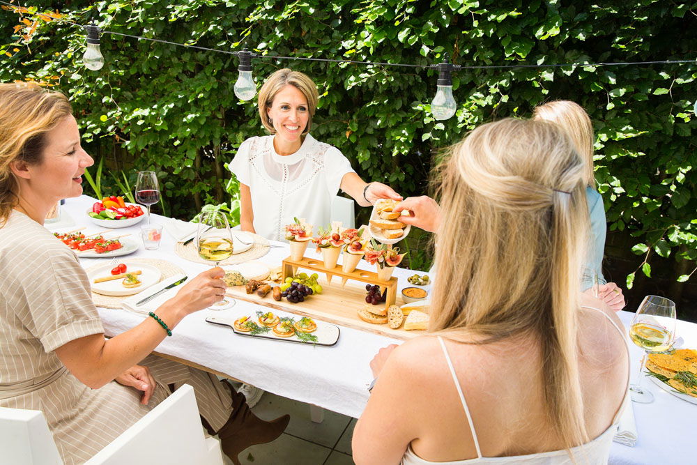 Klassieke borreltafel
