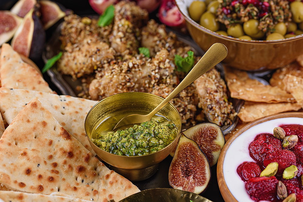 Milde zhug (Arabische groene salsa)