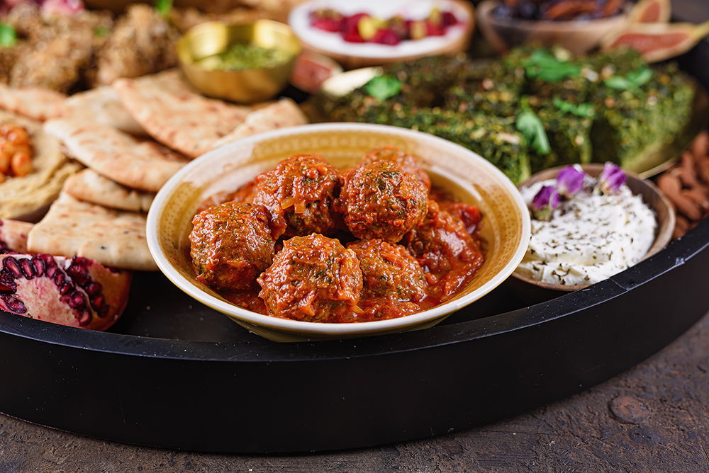 Köfte balletjes in tomatensaus