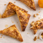 Appelflappen met honing, walnoten en sinaasappel