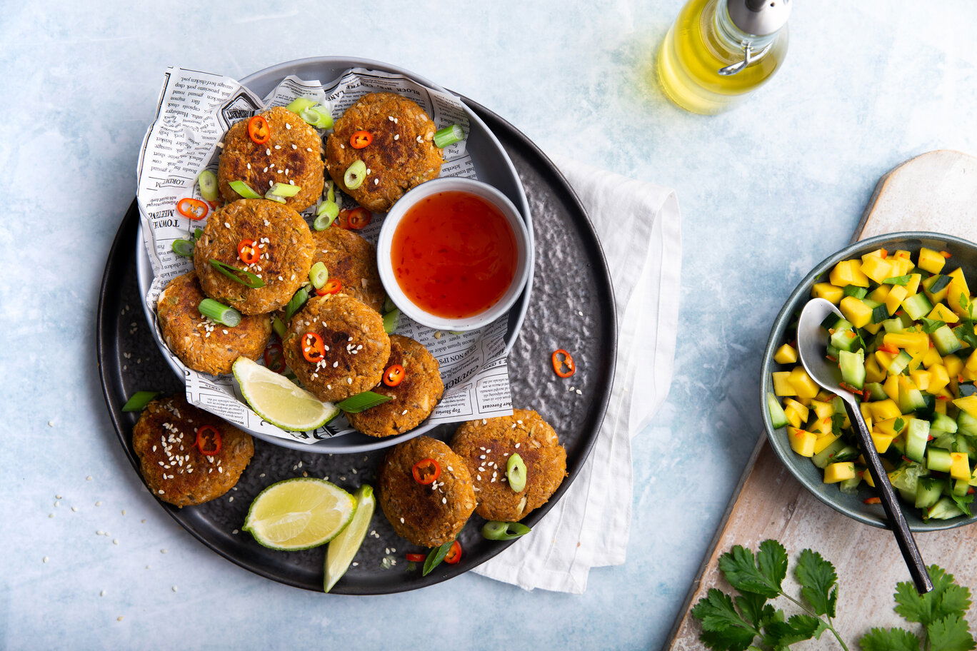 vegetarische viskoekjes van bananenbloesem