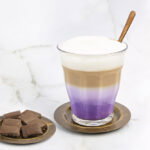 Taro latte met honing