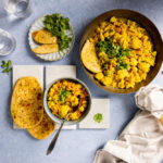 Bloemkoolcurry met rode linzen