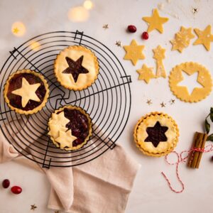 Cranberry kaneeltaartjes met karamel