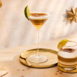 Feestelijke cocktail met koffie en likeur
