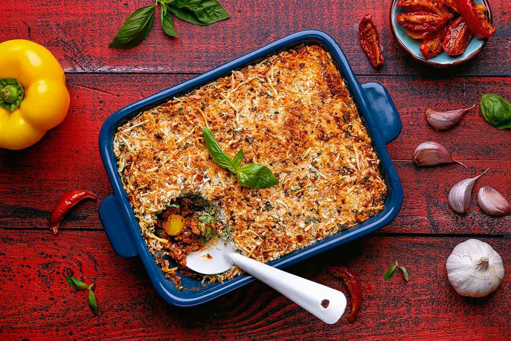 Italiaanse Ovenschotel Met Puree