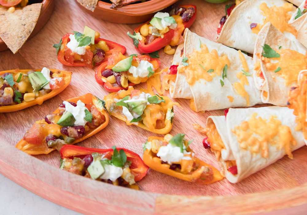Mexicaanse Mini Gevulde Paprika’s Borrelplank