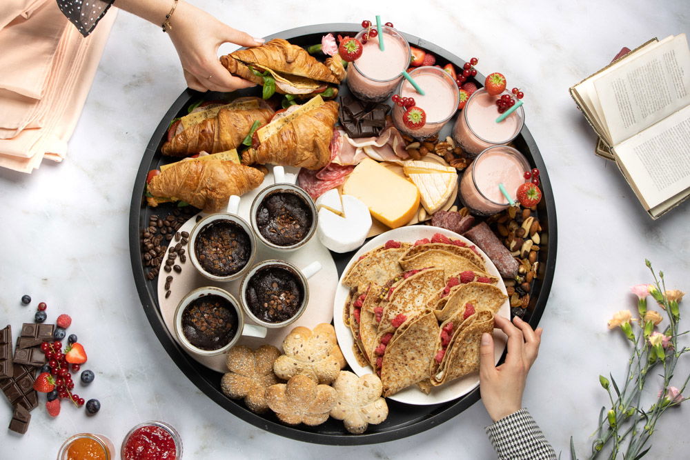 Moederdagontbijtplank