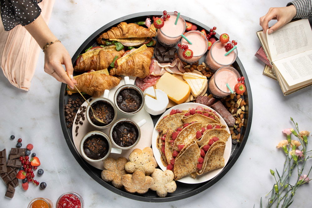 Moederdagontbijtplank