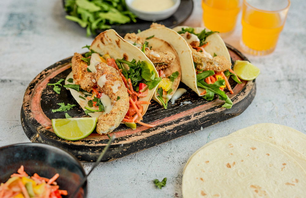 Taco’s met krokante avocado uit de airfryer