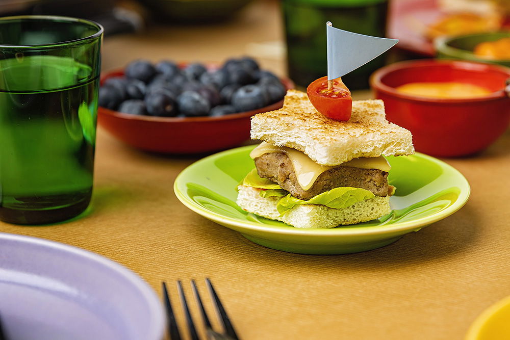 Mini cheeseburgers Kids Gourmet