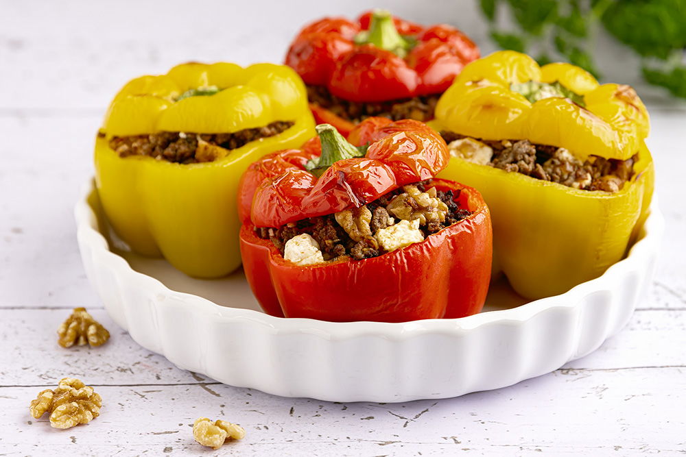 Gevulde Paprika Met Gehakt