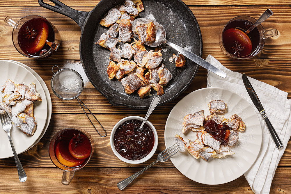 Kaiserschmarnn Met Pruimen Confiture