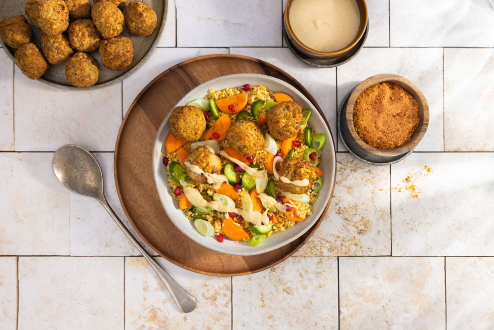 Couscous Met Falafel En Tahindressing