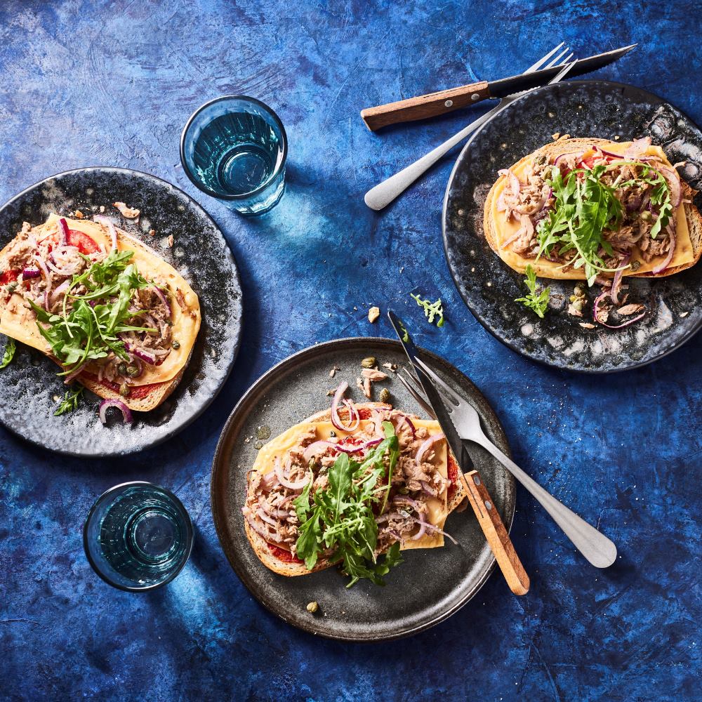 Volkorenbroodpizza met Beemster 30+ Oud