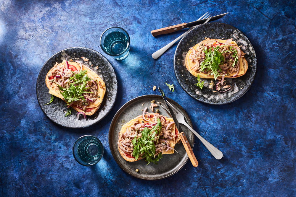 Volkorenbroodpizza met Beemster 30+ Oud