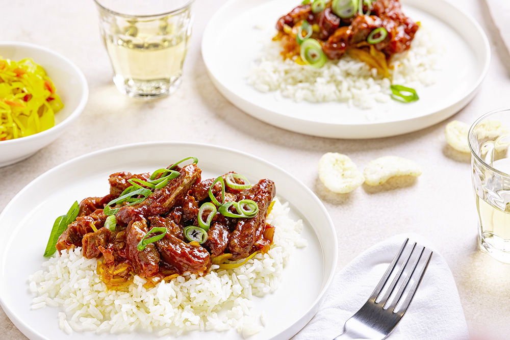 Babi Pangang Uit De Slowcooker