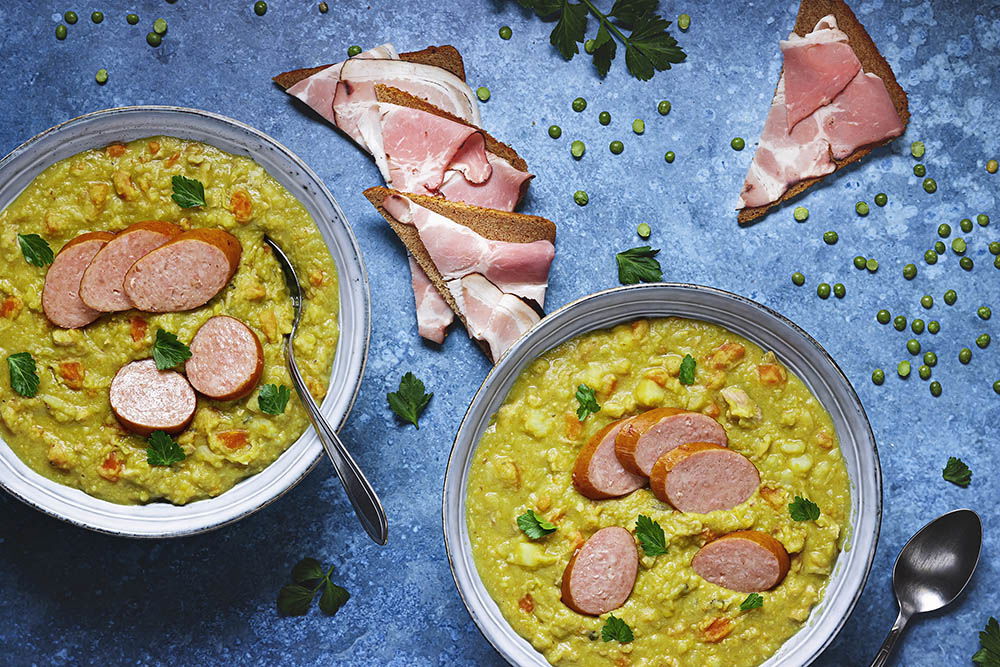 Erwtensoep Met Rookworst Uit De Slowcooker
