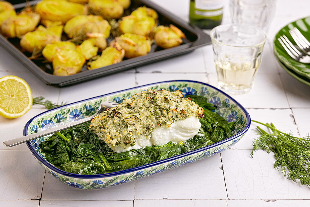 Fish Cuisine Spinazie