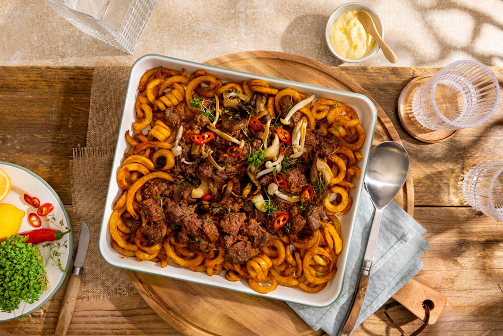 Kokosstoof Met Twitsterfriet