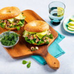 Bagel met Hollandse garnalensalade