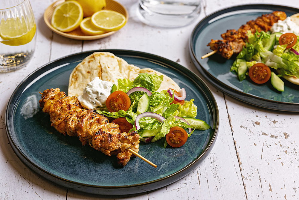 Kip Souvlaki Met Tzatziki