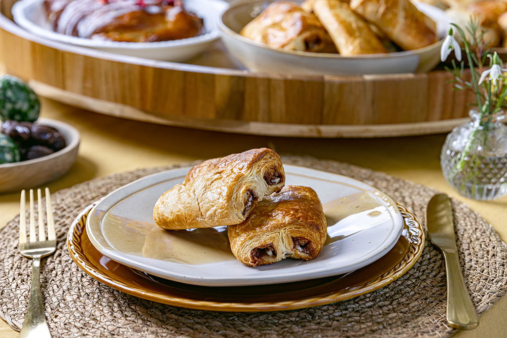 Klassieke Paastafel Chocolade Croissant (met Kinder Chocolade)