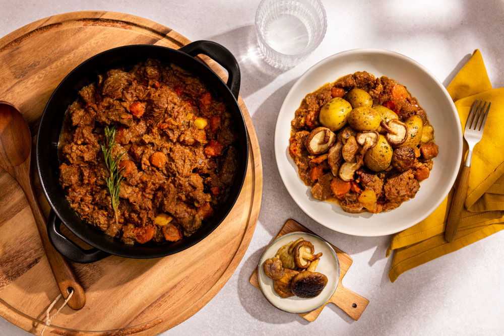 Leffe Stoof Met Gepofte Krieltjes