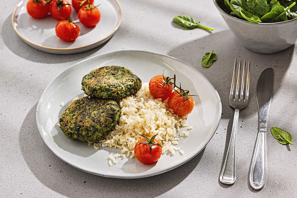 Spinaziekoekjes Met Tonijn En Zilvervliesrijst