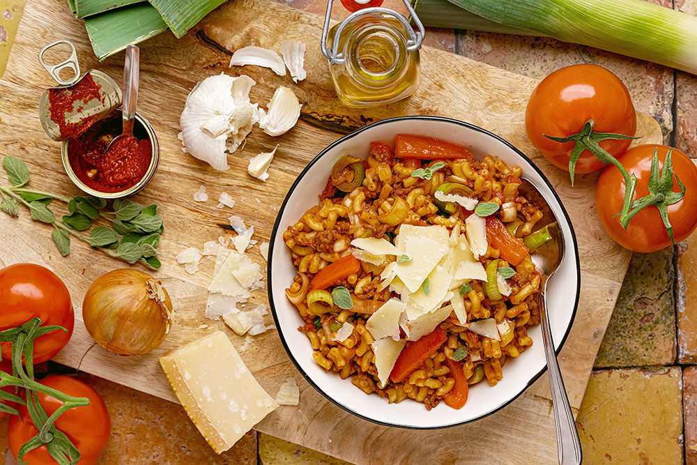 Macaroni Met Kruidig Gehakt