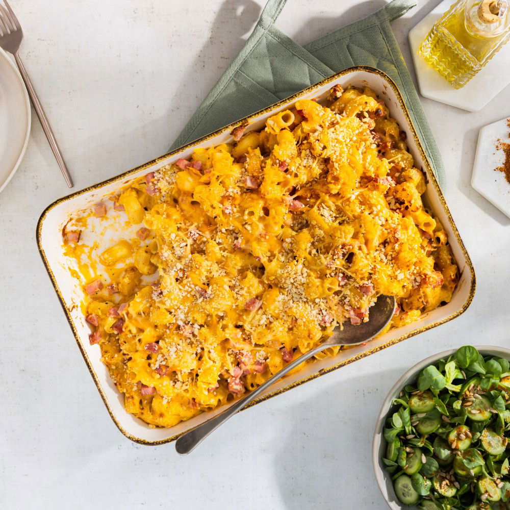 Mac & Cheese met oude kaas en cheddar