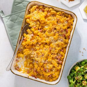 Mac & Cheese met oude kaas en cheddar