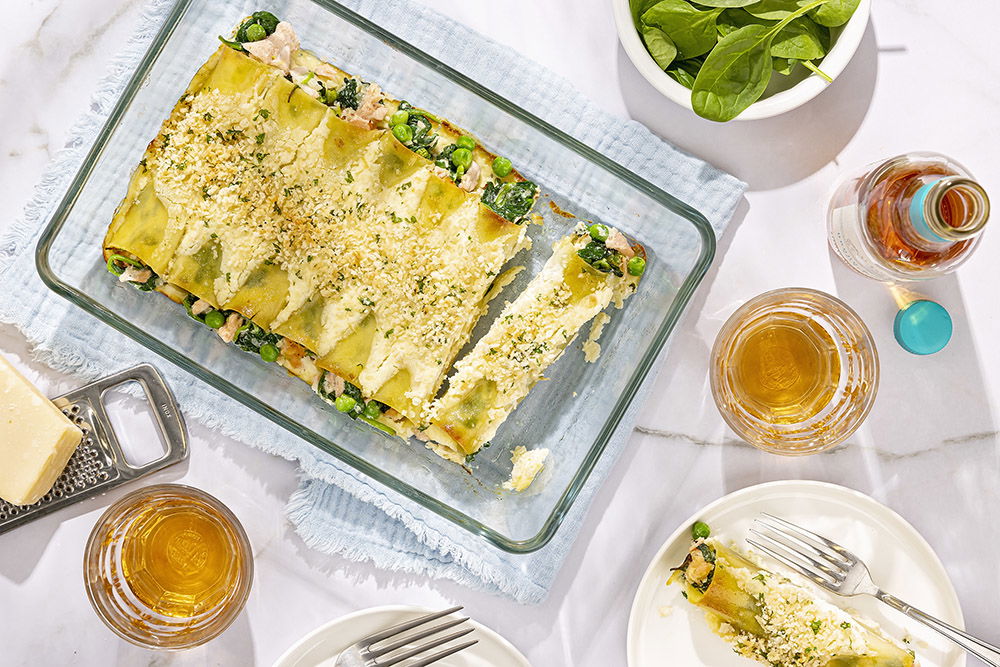 Cannelloni Met Zalm En Ricotta
