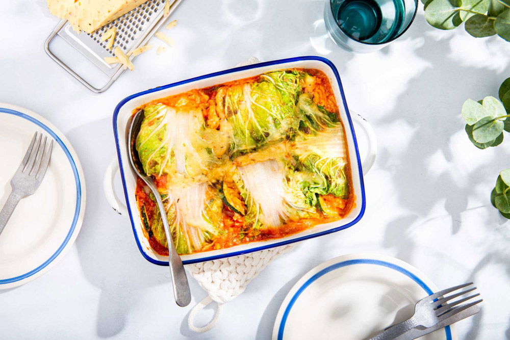 Chinese koolrolletjes uit de oven