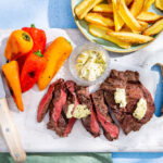 Flat iron steak met kruidenboter
