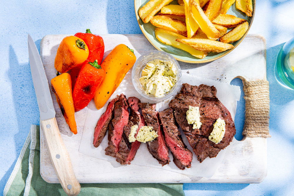 Flat Iron Steak Met Kruidenboter