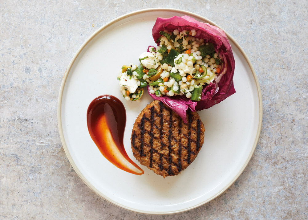 GRO Blended Burger Met Parelcouscous