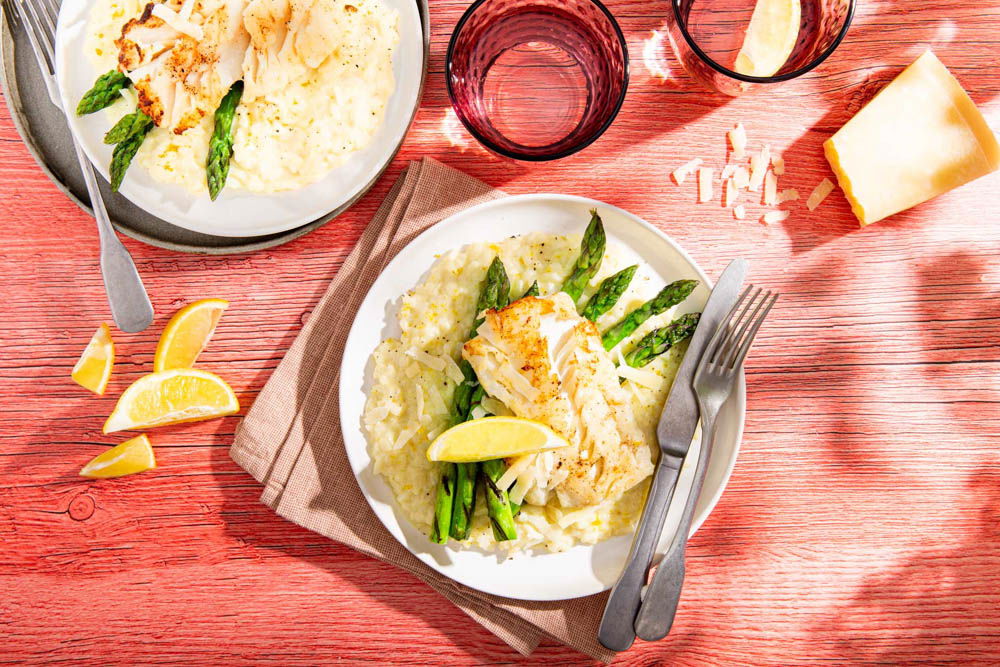 Kabeljauw met citroen risotto (1)