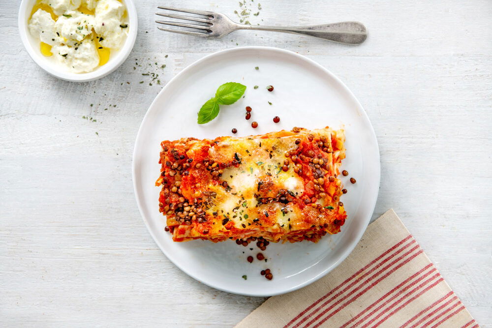 vegetarische groentenlasagne