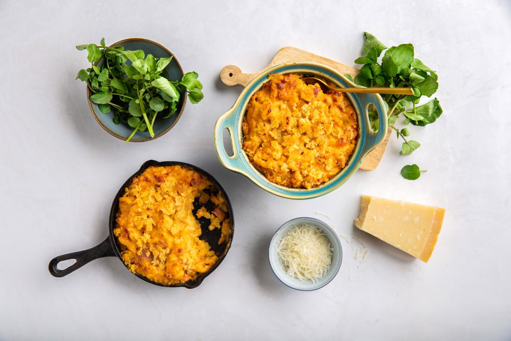 Krokante Mac & Cheese uit de oven