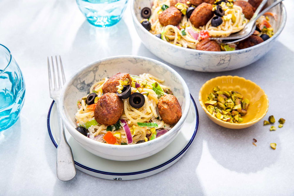 Ricottaspaghetti Met Vegetarische Gehacktballetjes 2