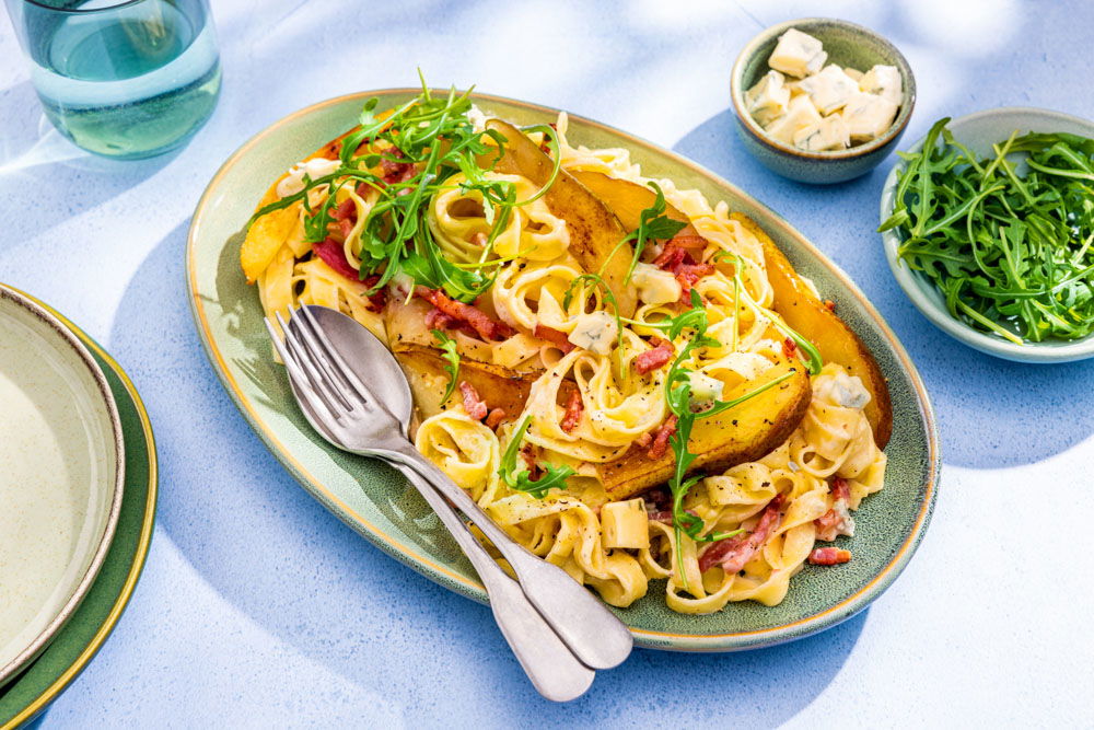 Tagliatelle Met Peer En Gorgonzola