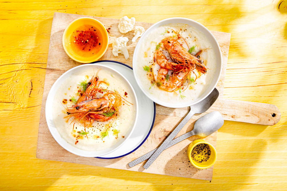 Venkel Bloemkoolsoep Met Chiligamba’s