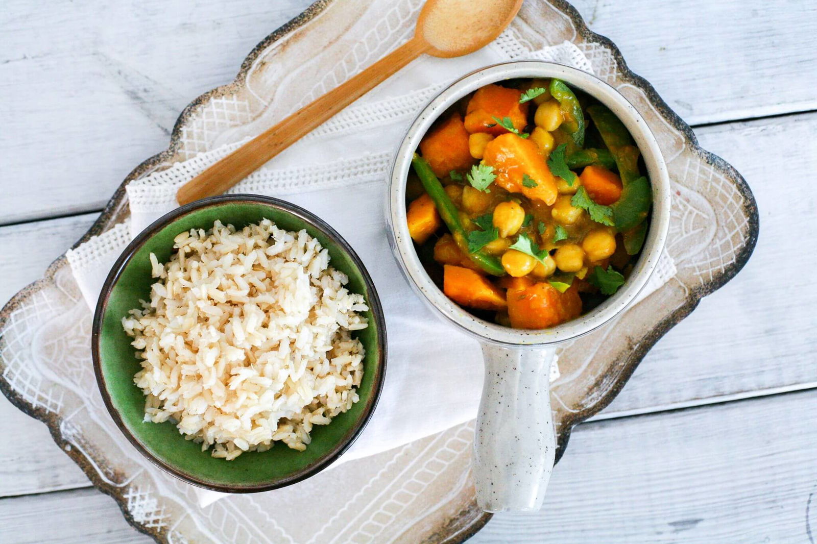 1691 Indiase Pompoencurry Met Kikkererwten