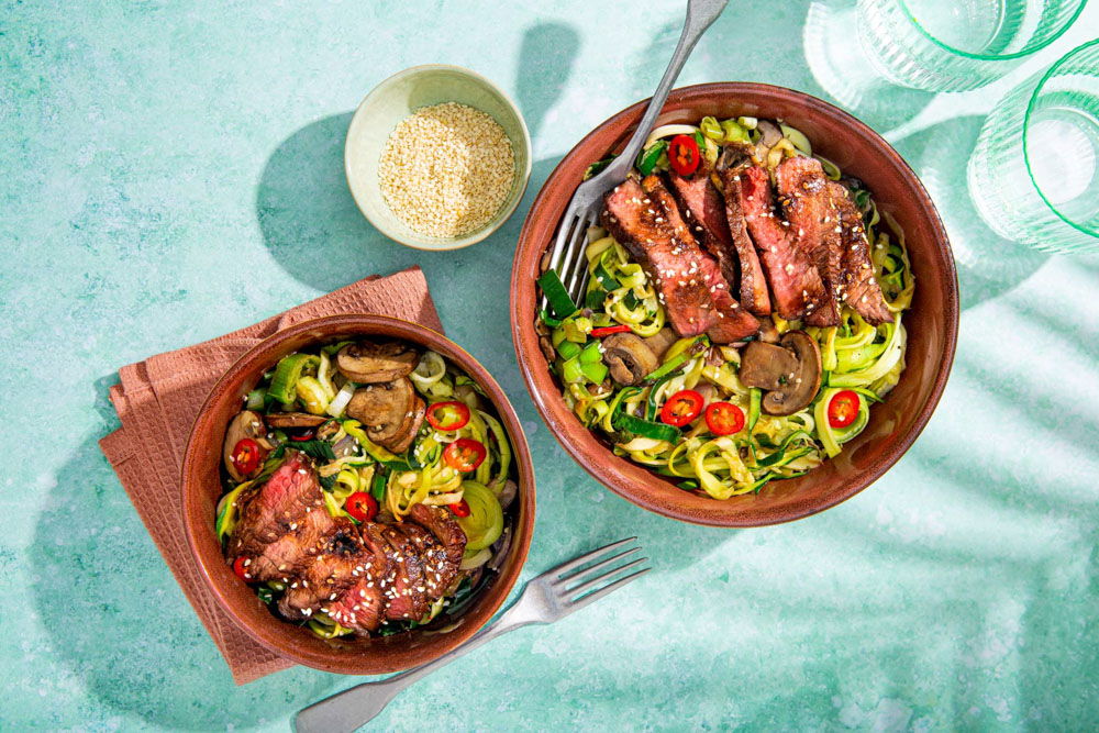 Biefstuk Met Roerbakgroente Champignons 2