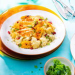 Couscous met mais en halloumi