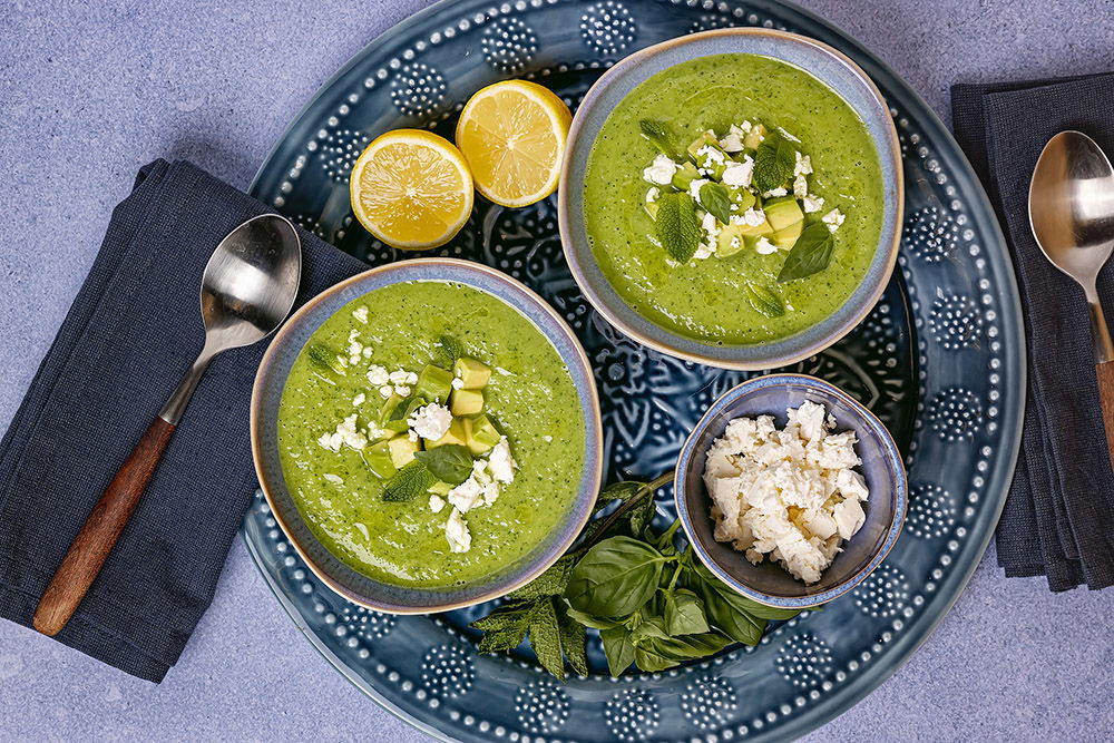 Koude Komkommersoep Met Avocado