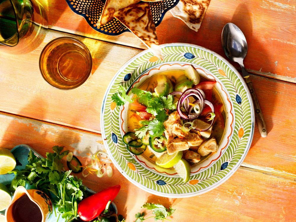 Mexicaanse limoensoep