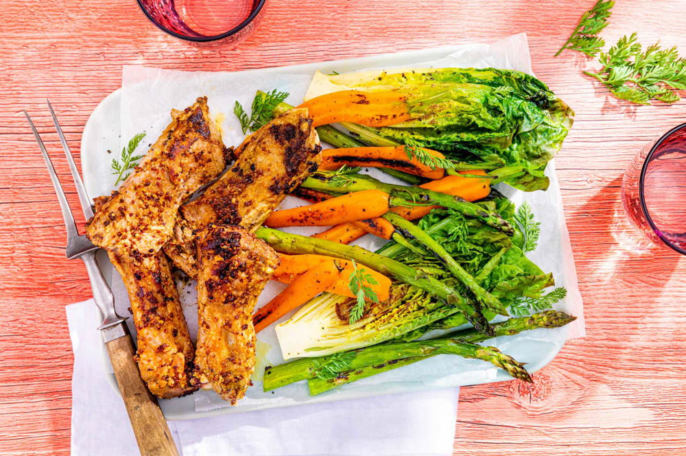 Varkensrib Met Geroosterde Groente 2