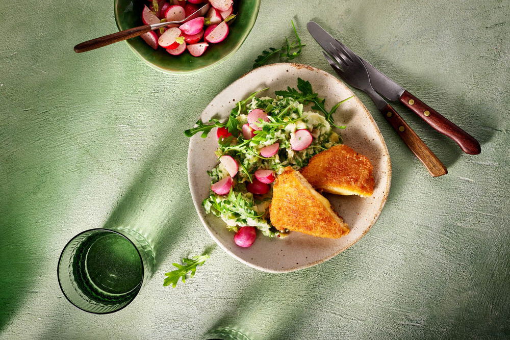 voorjaars rucolastamppot